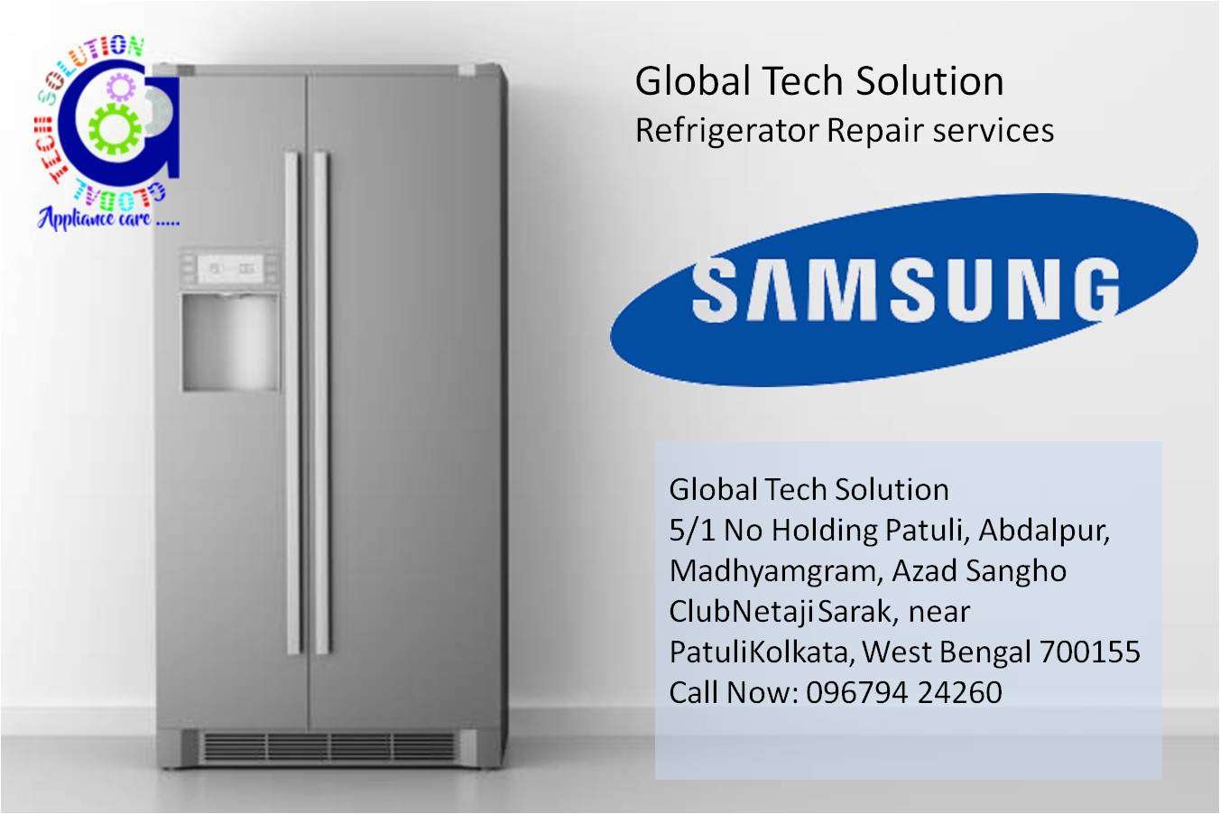 Samsung Refrigerator repair Near me - Global Tech Solution